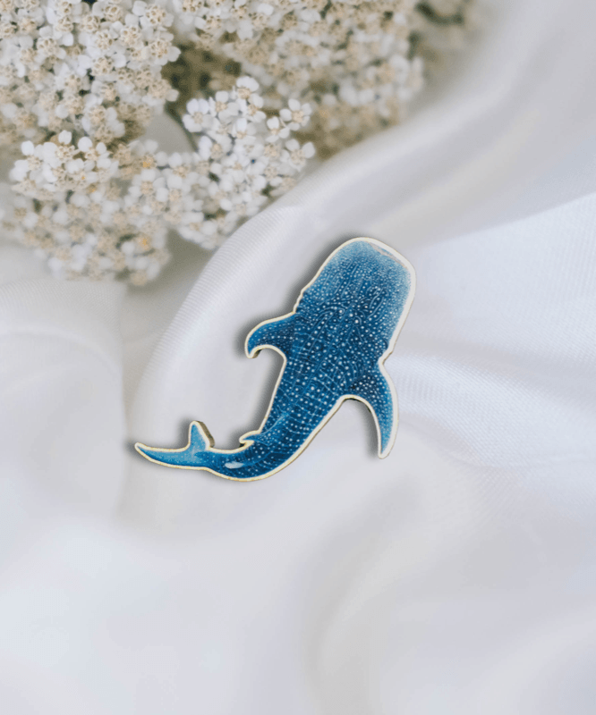 Whale Shark Badge Pin