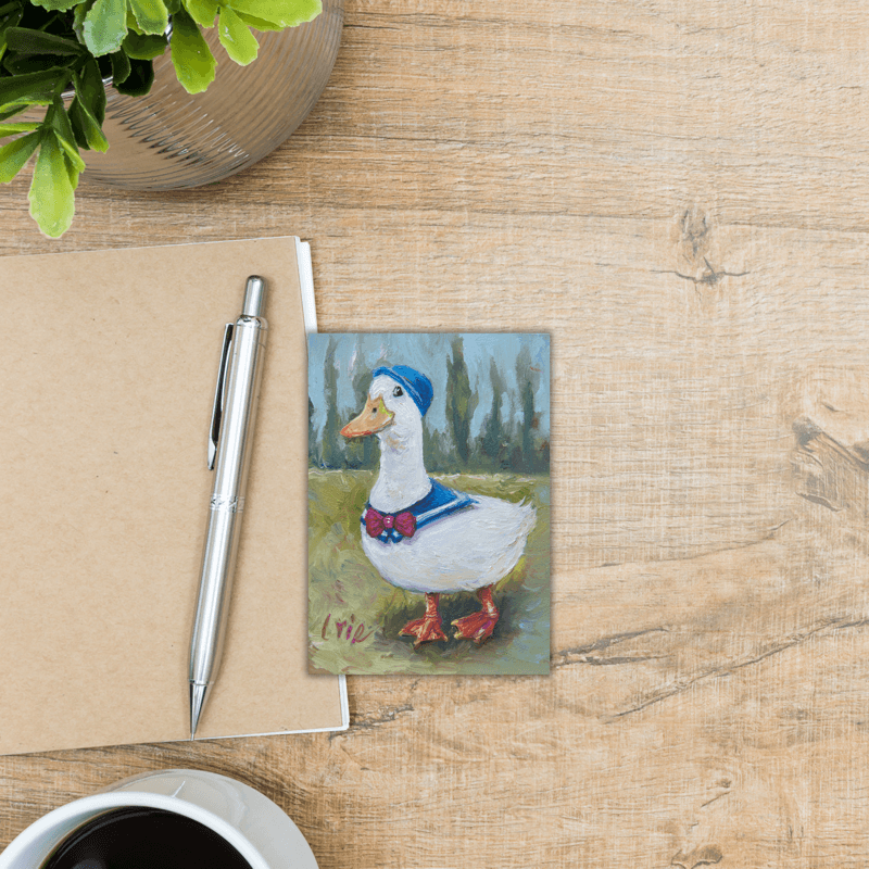 Happy Duck - Giclée Print