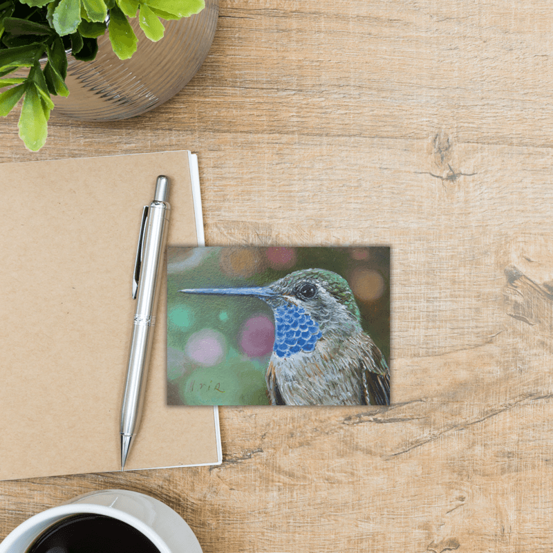 Blue-throated Hummingbird - Giclée Print