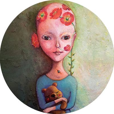 Iris Chiu — artist self-portrait